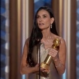 Demi Moore Makes Emotional Golden Globes Speech After Winning Best Actress For 'The Substance'